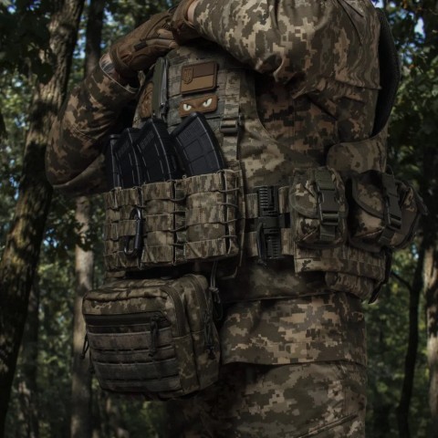 Підсумок Ukrarmor під гранату. Кріплення Molle. Cordura 500D Піксель
