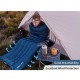 Спальний мішок з натуральним пухом Naturehike CWM295 CNK2300SD013, блакитний