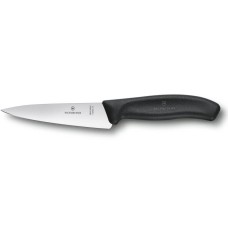 Кухонний ніж Victorinox SwissClassic Carving лезо 12см з чорн. ручкою у подар.упак.