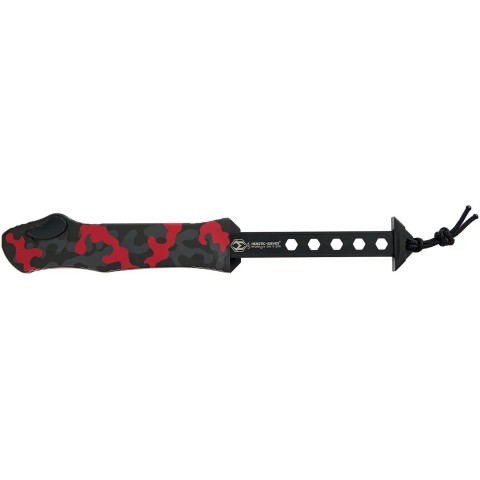 Нож Heretic Hydra Tanto Two Tone Serrated Black Blade Red Camo