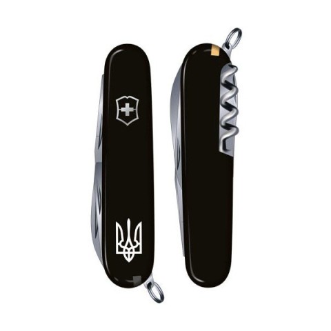 SPARTAN UKRAINE  91мм/12функ/черн /штоп /Трезубец.бел.