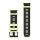 Ремінці для годинника Garmin QuickFit 26 силіконові лимонно-жовтий (із 3 частин, для дайвінгу)