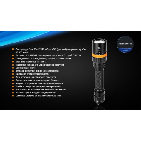 Ліхтар дайвінговий Fenix SD20