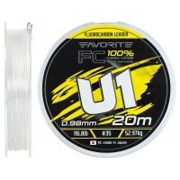 Флюорокарбон Favorite U1 FC 20m #35/0.98mm 116.8lb/52.97kg