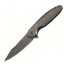 Ніж складаний туристичний Ruike P128-SB, (9.3 см) 14C28N / 3cr14n чорний