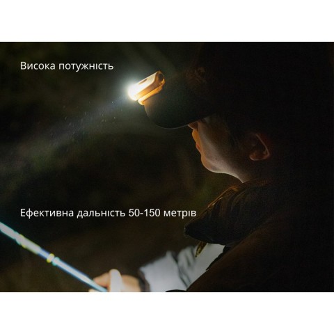 Ліхтар з кліпсою Naturehike NH21ZM013, бежевий