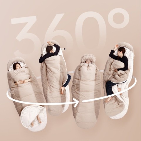 Спальний мішок овальний Naturehike PS200 CNK2350WS026, бежевий