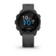 Смарт-годинник Garmin Forerunner 245 з сірийм ремінцем
