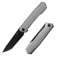 Ніж складаний туристичний Ruike P166-AК, (9.2 см) 14C28N / Aluminum сірий