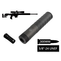 2в1 розбірний пбс+дгк AFTactical S56M28, .300 Win Mag, 5/8x24 UNEF