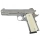 Стартовий пістолет KUZEY 911#3 Shiny Chrome Plating/White Grips