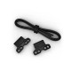 Ремінець для смарт-годинника Garmin QuickFit 20 регульований банджі-шнур Black