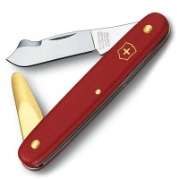 Ніж Victorinox садовий Budding Combi 2 100мм,3функ,черв.мат