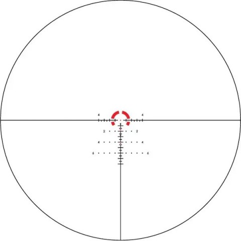 Прицел оптический Vortex Strike Eagle 1-10x24 FFP сетка EBR-8 BDC c подсветкой