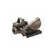 Комплект TRIJICON прицел ACOG 4x32 BAC и прицел коллиматорный RMR 3.25 МОА FDE