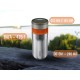 Портативна еспресо-кавоварка Wacaco Nanopresso сіра, механічна, для меленої кави