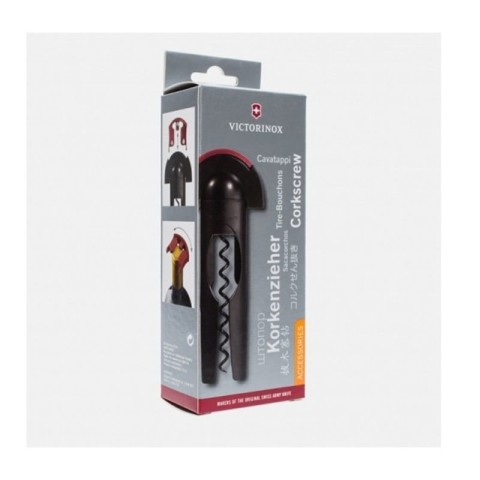 Штопор з різаком для фольги Victorinox чорн.