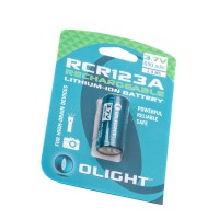 Аккуммуляторная батарея Olight RCR 123 Li-ion, 650 mAh