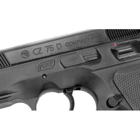 Пистолет страйкбольный ASG CZ 75D Compact Green Gas кал. 6 мм