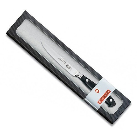 Кухонний ніж Victorinox Grand Maitre Steak лезо 12см з чорн. ручкою у подар.упак.