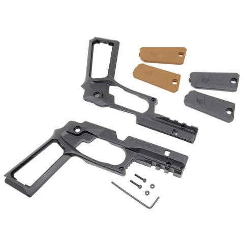 Накладки на рукоять Recover Tactical CC3P для 1911 Black/Tan