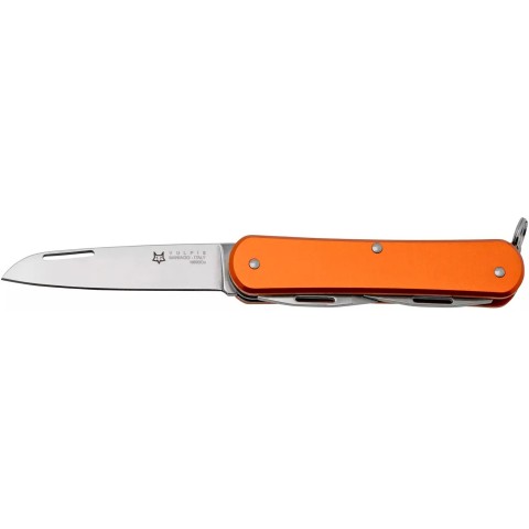 Нож многофункционал. Fox Vulpis Aluminium, 3 инструмента ц:orange