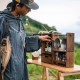 Етажерка з полицями Naturehike CNH22JU018, натуральне дерево