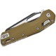Ніж Microtech MSI SE, fluted black, G10, OD green