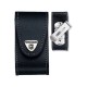 Чохол на пояс Victorinox 84-91мм шкір.чорн на липучці з повор. кліпом 5-8 шарів