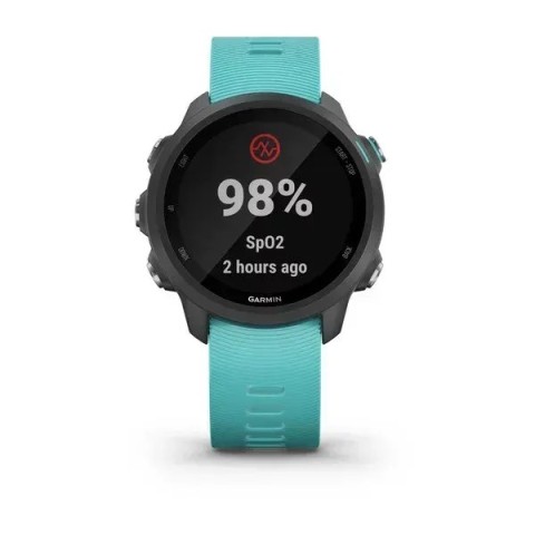 Смарт-годинник Garmin Forerunner 245 Music з бірюзовим ремінцем