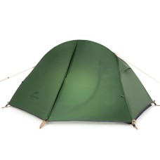 Намет надлегкий одномісний  з футпринтом Naturehike Cycling 1 NH18A095-D, 210T, темний зелений
