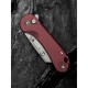 Ніж трапеція складаний кишеньковий Civivi Elementum Utility, (5.8 см) 6Cr13 / Aluminum червоний