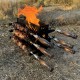 Вертикальный мангал Mzavod Афина на 6 шампуров 2мм