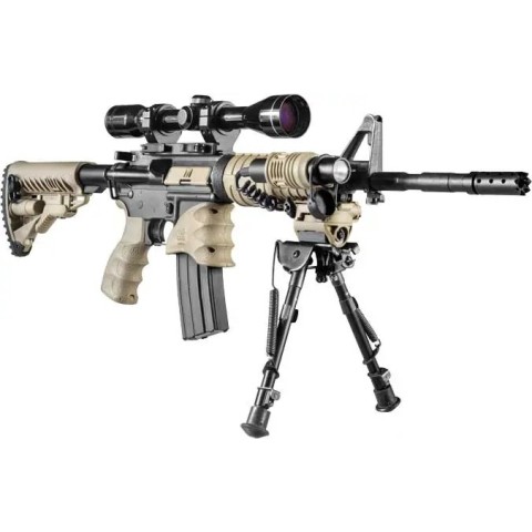 Адаптер для сошек FAB Defense поворотный, наклонный, на планку Пикатинни