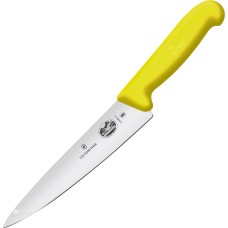 Нож кухонный разделочный Victorinox Fibrox 15 см, желтый