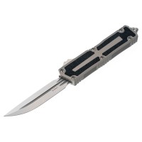 Ніж Microtech Scarab II Gen III D/E-S, stonewash, чорно-сірий
