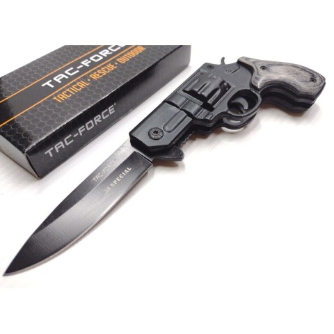 Нож Tac-Force с рукоятью в виде пистолета