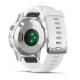 Смарт-годинник Garmin fenix 5S Plus Sapphire білий з білим ремінцем