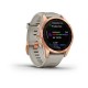 Смарт-часы Garmin fenix 7S Solar розово-золотистые со светло-песочным ремешком
