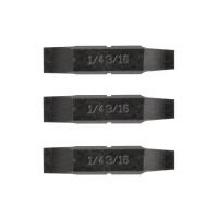Набор Leatherman из трех двусторонних бит с плоскими отвертками 1/4