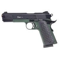Стартовый пистолет KUZEY 911#2 Black/Green Grips