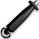 Точило Victorinox Butcher 30см круг finecut з чорн. ручкою