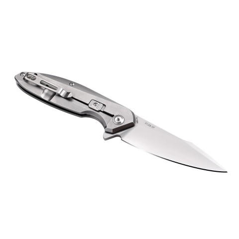 Ніж складаний туристичний Ruike P128-SF, (9.3 см) 14C28N / 3cr14n сірий