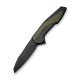 Ніж складаний туристичний Civivi Hypersonic, (9.4 см) 14C28N /  Steel & G10 чорно-зелений