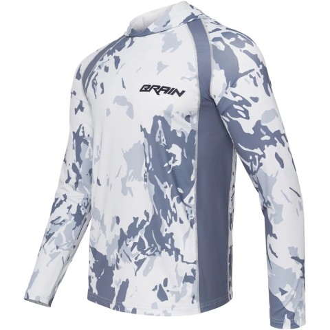 Джерси Brain Hooded Jersey Splash XL sun protect Grey