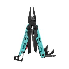 Мультиінструмент Leatherman SIGNAL AQUA, синтетичний чохол, картонна коробка