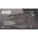 Пістолет страйкбольний ASG M9 Green Gas кал. 6 мм
