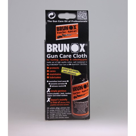 Промаслені серветки для очищення і змащення зброї Brunox Gun Care 5шт