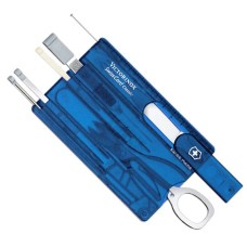 Ніж Victorinox Swisscard 82x54x4мм,10функ,син.прозор