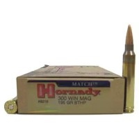 Патрон Hornady Match .300 Win Mag пуля BTHP 195 гр (12.6 г)
